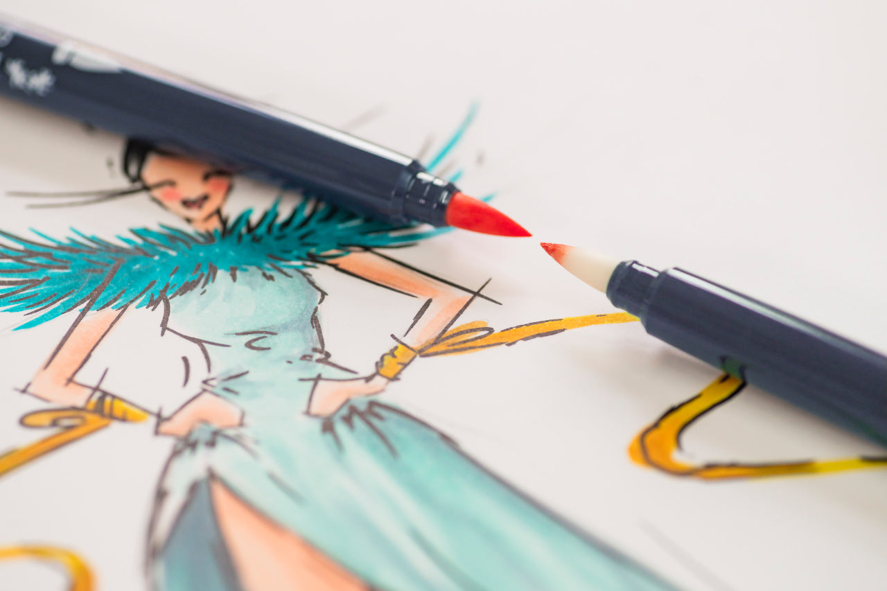 SKETCH MARKER 2 CAPETE SET 6 PORTRET GOLDFABER FABER-CASTELL
