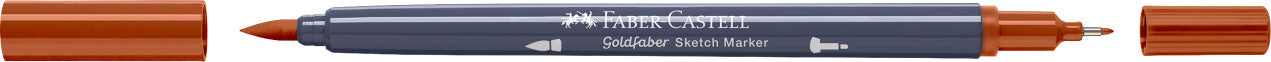 SKETCH MARKER 2 CAPETE SIENA ARS DESCHIS 383 GOLDFABER FABER-CASTELL