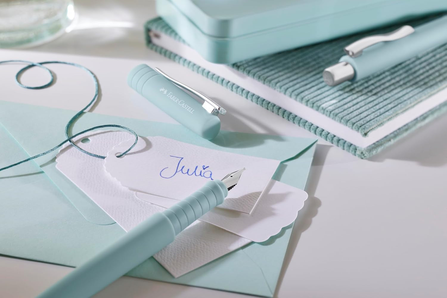 STILOU POLY PEN BLEU CARAIBE M FABER-CASTELL