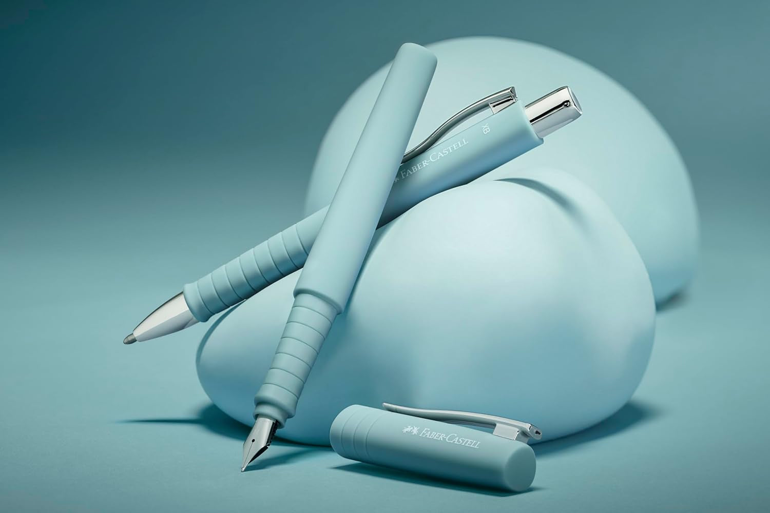 STILOU POLY PEN BLEU CARAIBE M FABER-CASTELL