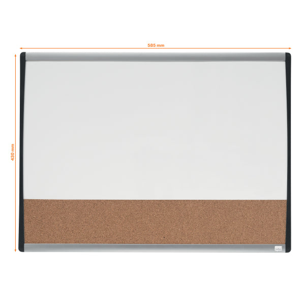 TABLA MAGNETICA 58*43 CM COMBO + ACCESORII NOBO
