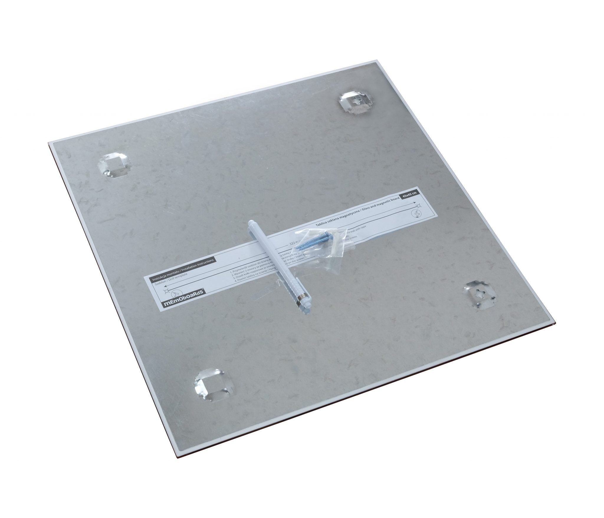 TABLA MAGNETICA STICLA 45*45CM ALBASTRA MEMOBOARDS