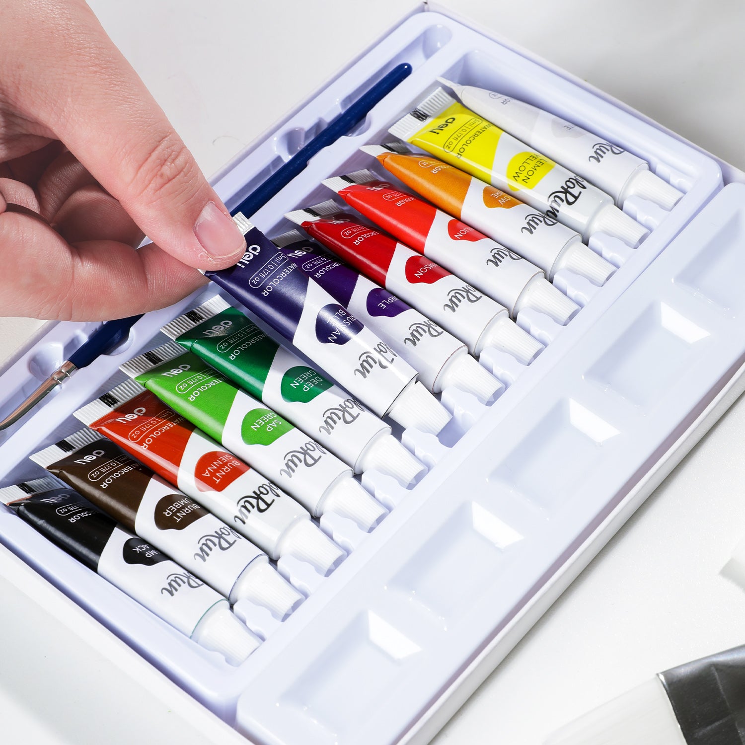 TEMPERA 12 CULORI 5ML DELI