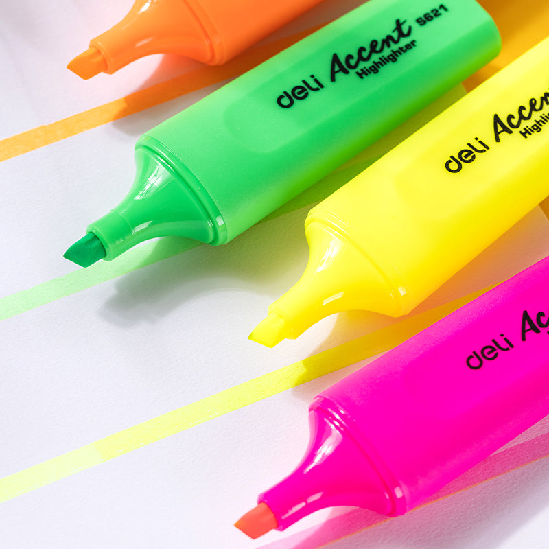 TEXTMARKER SET 4 ACCENT S621 DELI