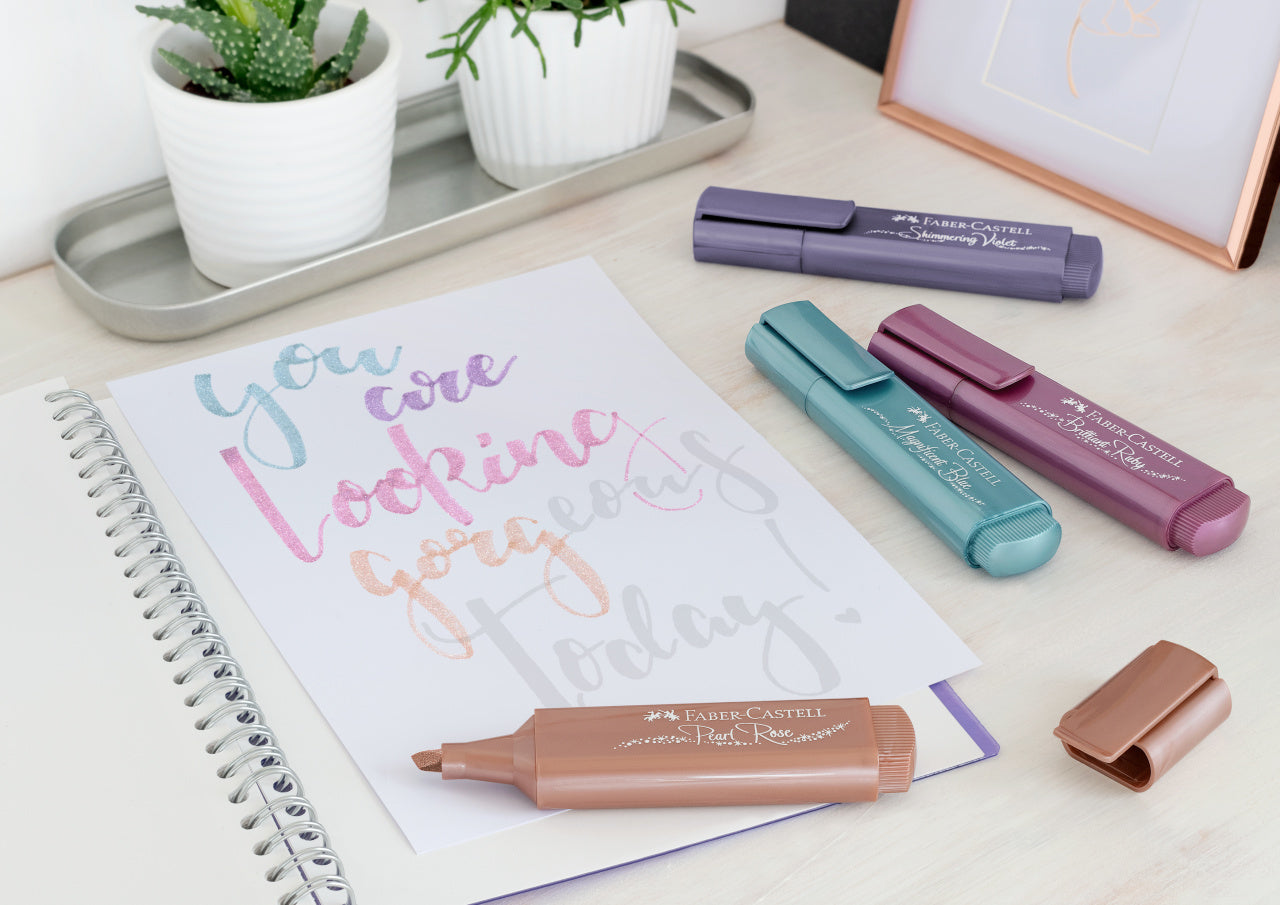 TEXTMARKER SET 4 METALIZAT FABER-CASTELL