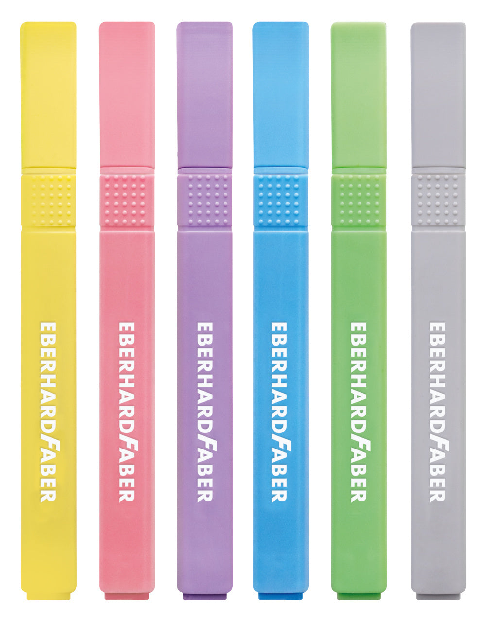 TEXTMARKER SLIM PATRAT SET 6 BUC PASTEL EBERHARD FABER