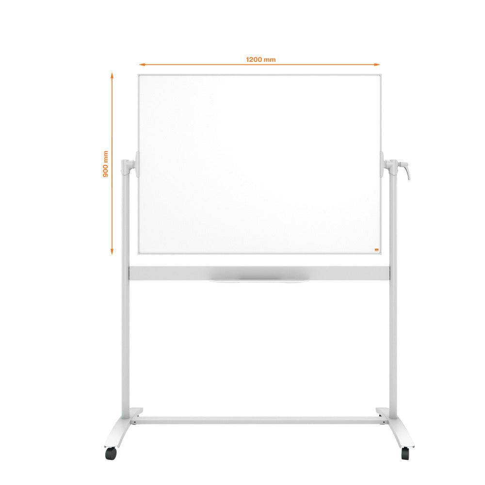 WHITEBOARD MAGNETIC MOBIL 90*120 CM NANO CLEAN NOBO