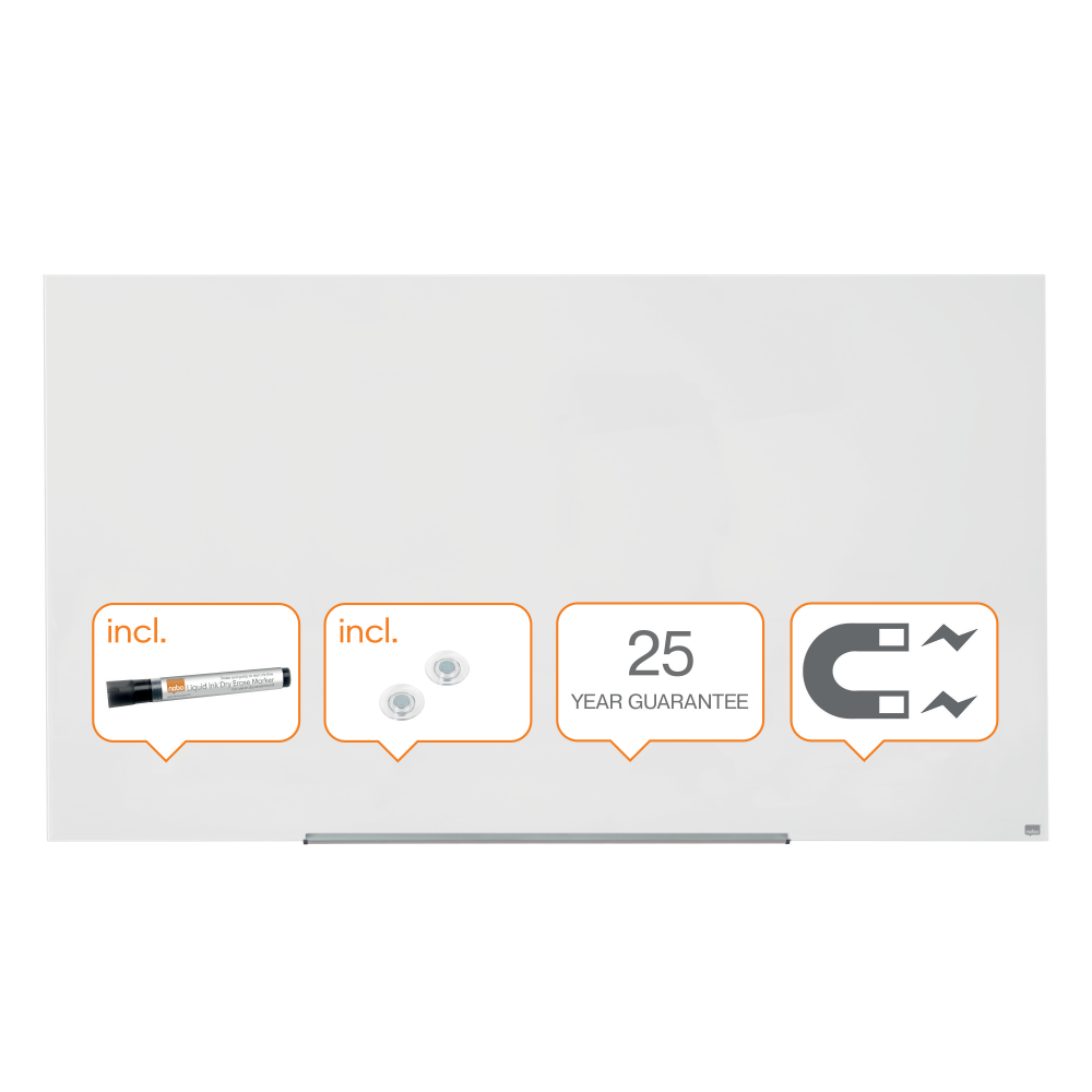 WHITEBOARD MAGNETIC STICLA WIDESCREEN 85