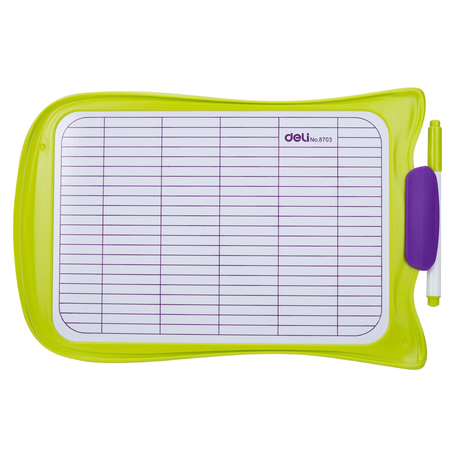 WHITEBOARD SCOLAR CU RAMA PLASTIC 30*21CM DELI
