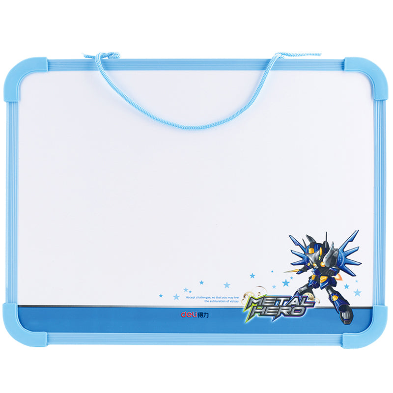 WHITEBOARD SCOLAR CU RAMA PLASTIC 40*30CM DELI