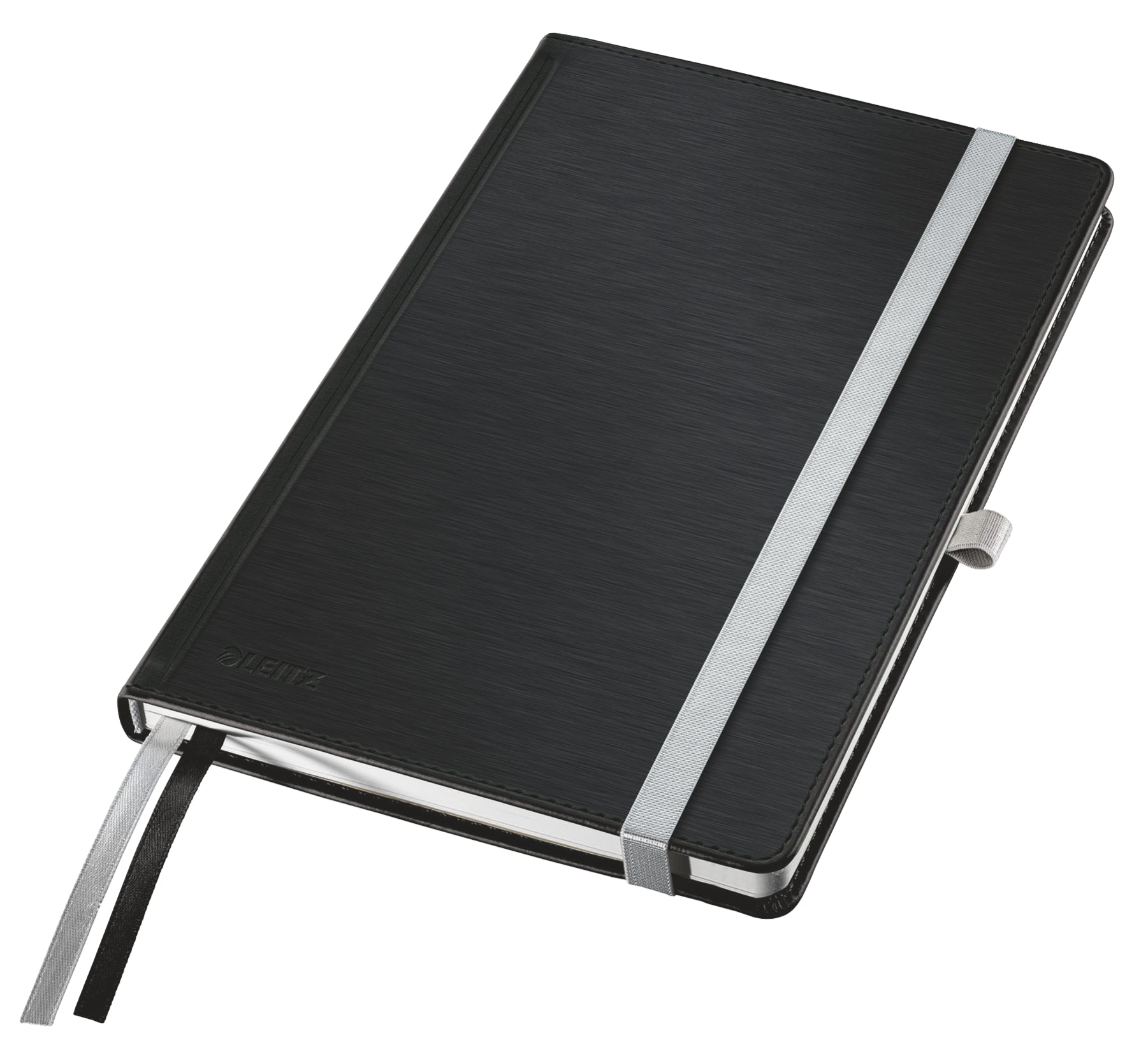 CAIET BIROU A5 DICTANDO NEGRU SATIN COPERTA CARTON STYLE LEITZ