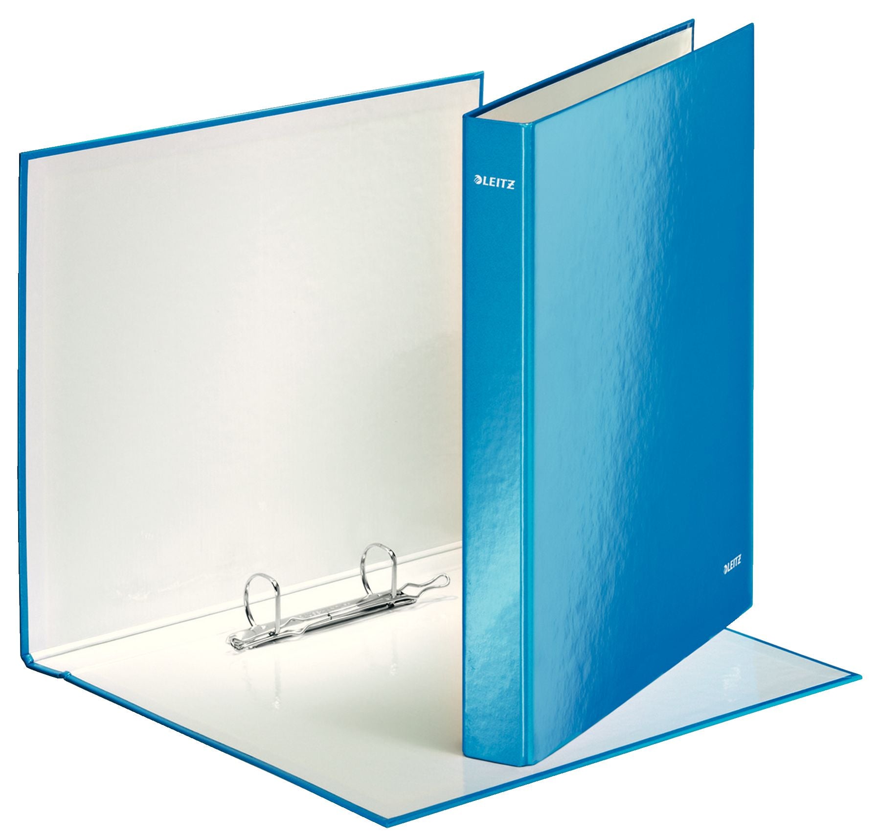 CAIET MECANIC A4 2 INELE 25MM/40MM ALBASTRU METALIZAT WOW LEITZ