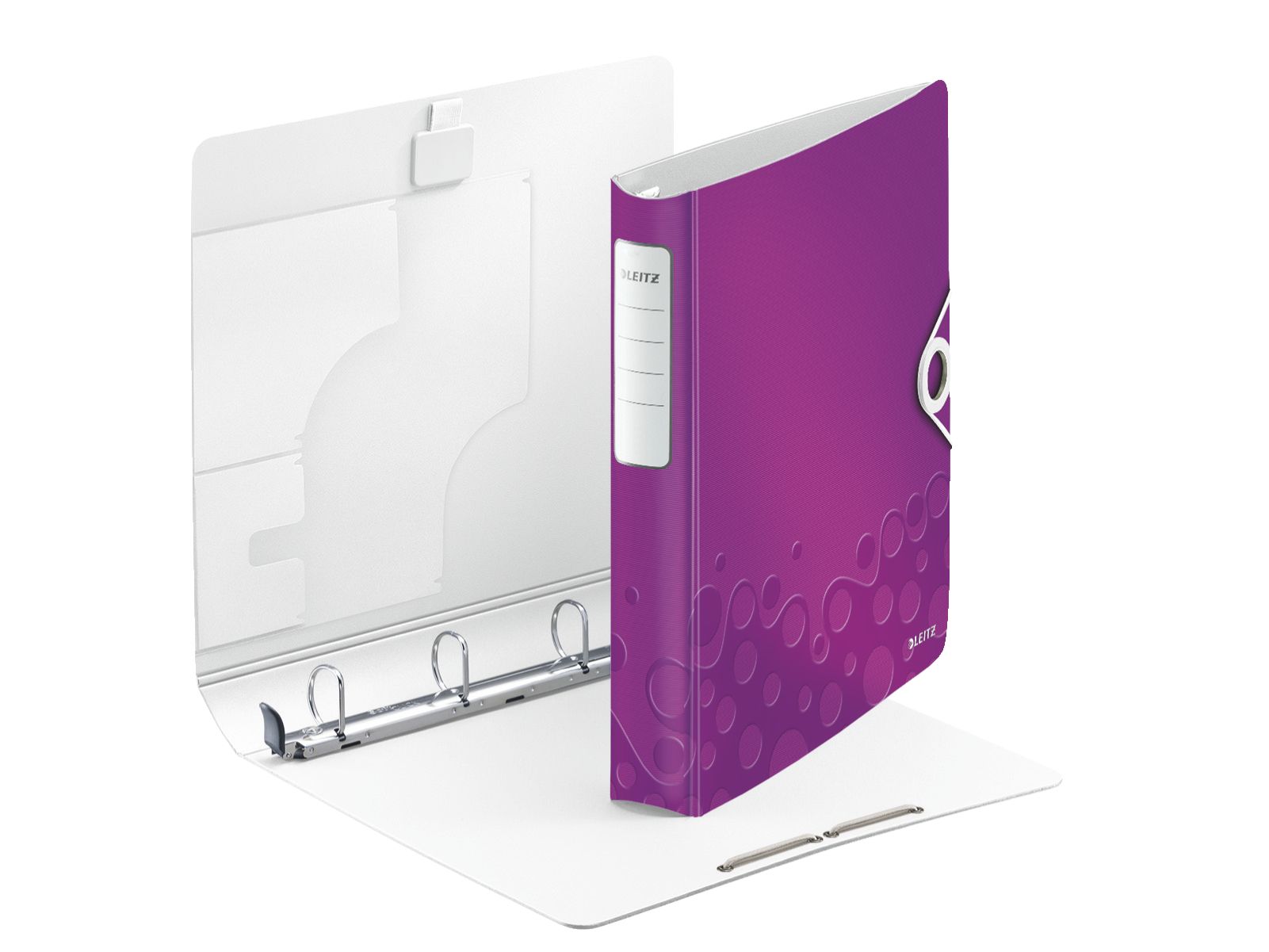 CAIET MECANIC A4 4 INELE 30MM/52MM MOV METALIZAT SOFTCLICK LEITZ