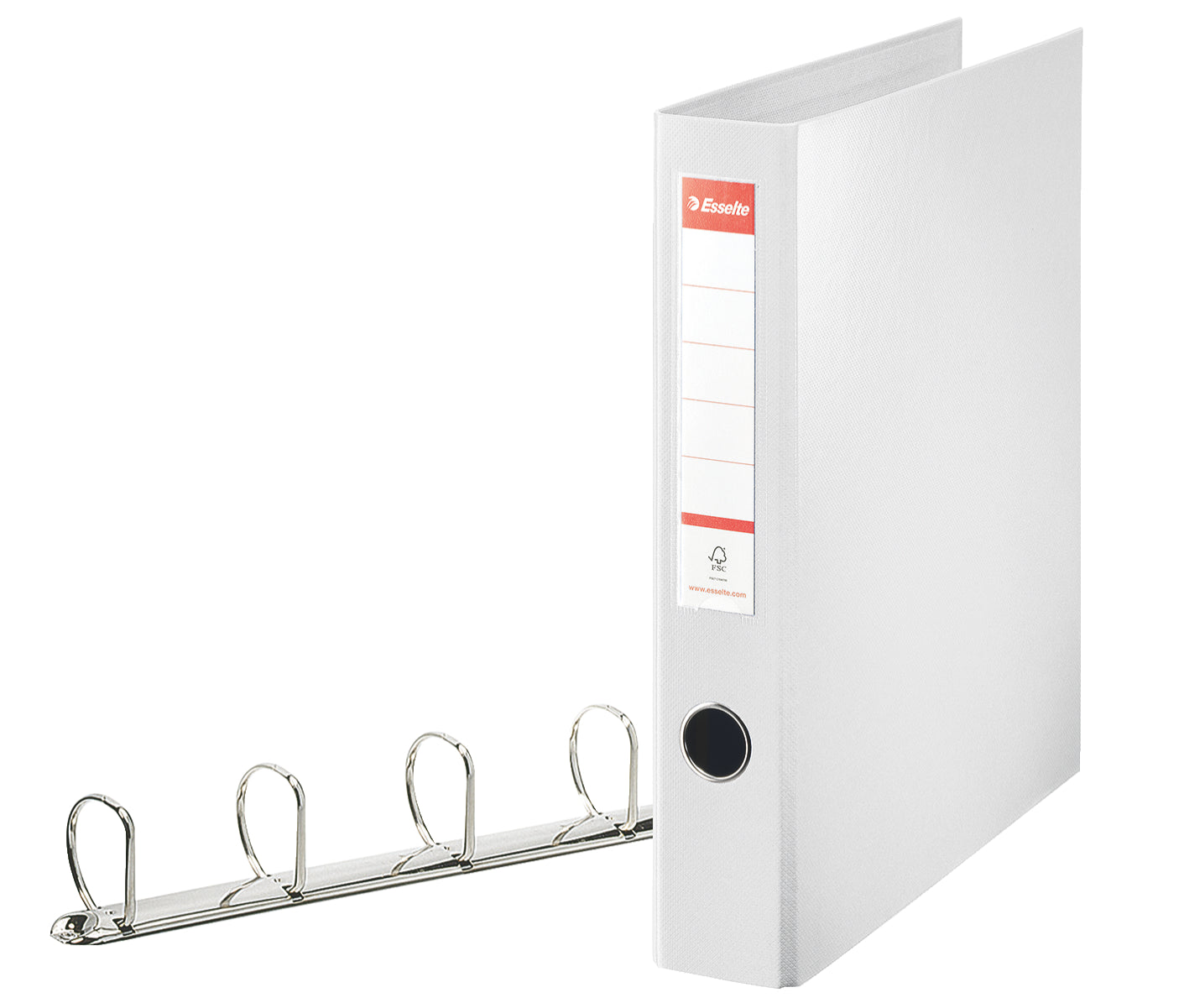 CAIET MECANIC A4 4 INELE 40MM/60MM ALB JUMBO ESSELTE