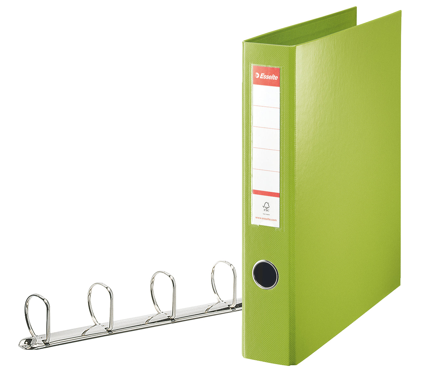 CAIET MECANIC A4 4 INELE 40MM/60MM VERDE JUMBO ESSELTE