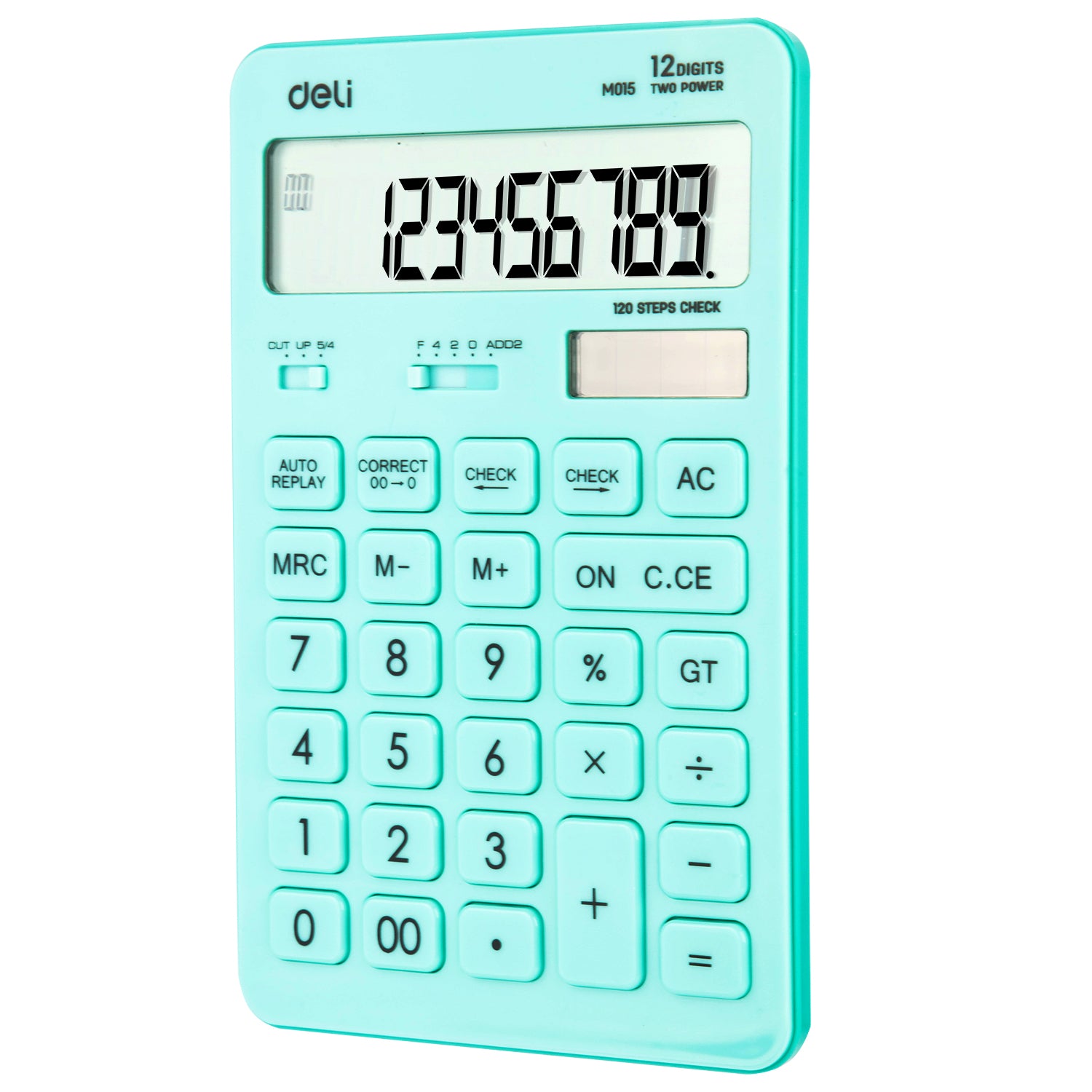 CALCULATOR BIROU 12DIG 1531 BLEU PASTEL DELI