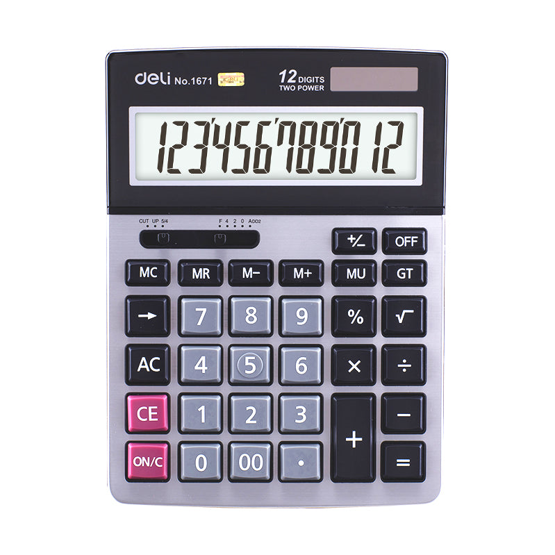 CALCULATOR BIROU 12DIG 1671 DELI
