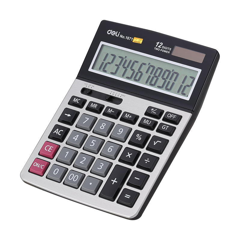 CALCULATOR BIROU 12DIG 1671 DELI