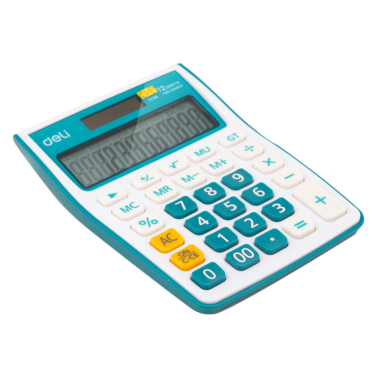 CALCULATOR BIROU 12DIG ALB-ALBASTRU 1238 DELI