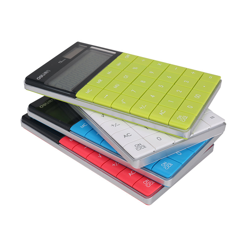 CALCULATOR BIROU 12DIG MODERN ALB DELI