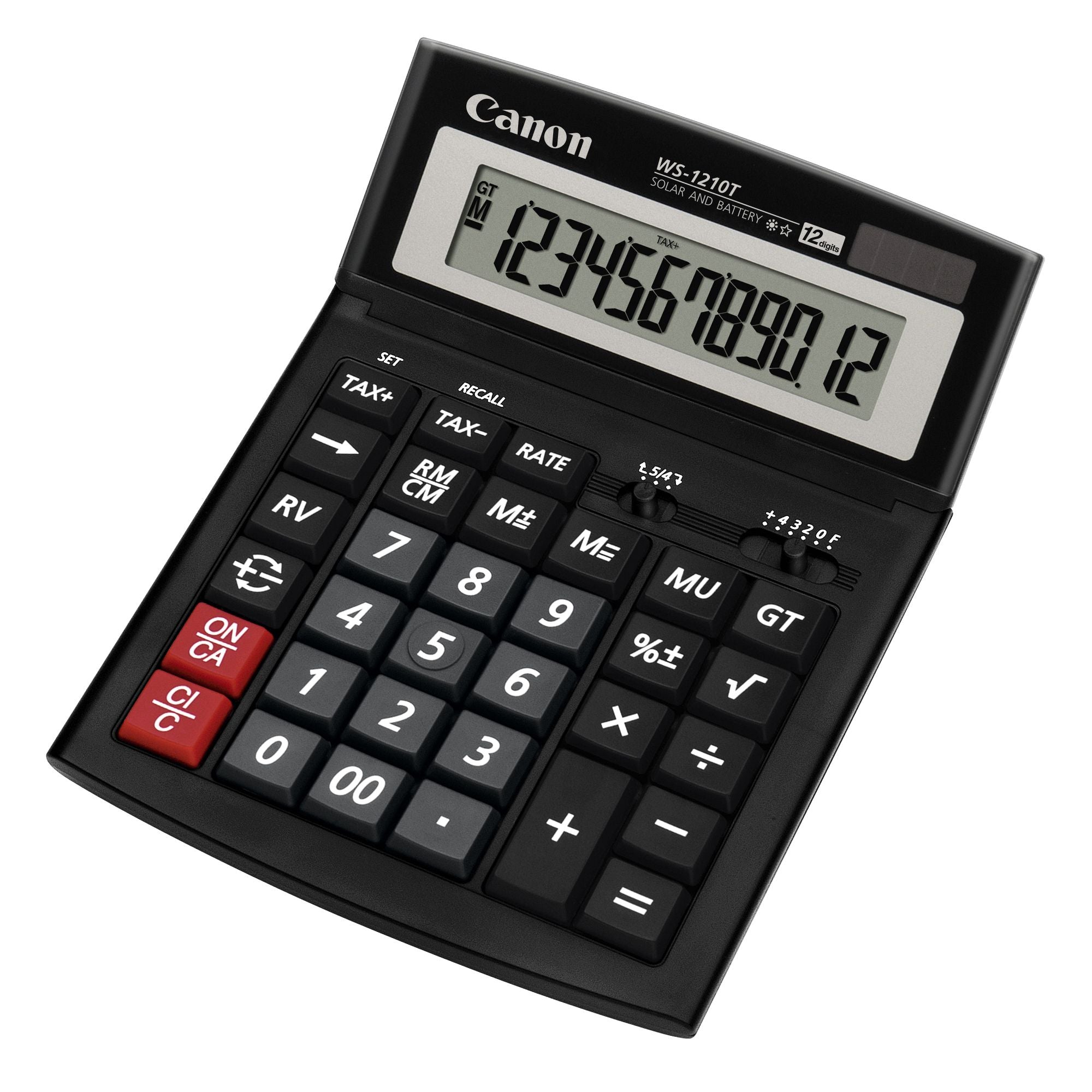 CALCULATOR BIROU 12DIG WS1210T 198X150MM CANON