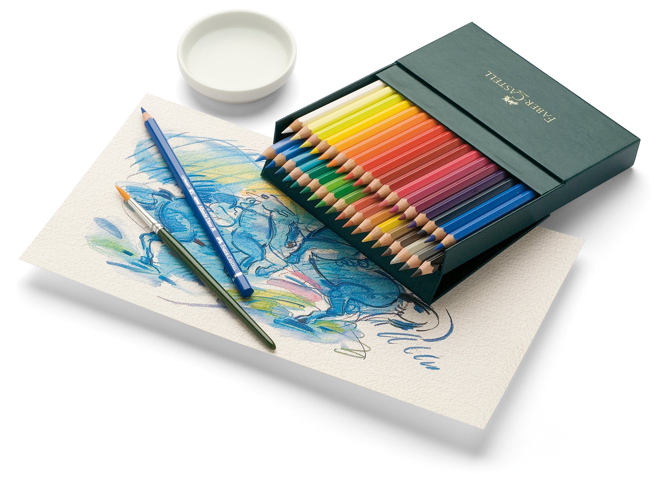 CREIOANE COLORATE ACUARELA 36 CULORI STUDIO DURER FABER-CASTELL