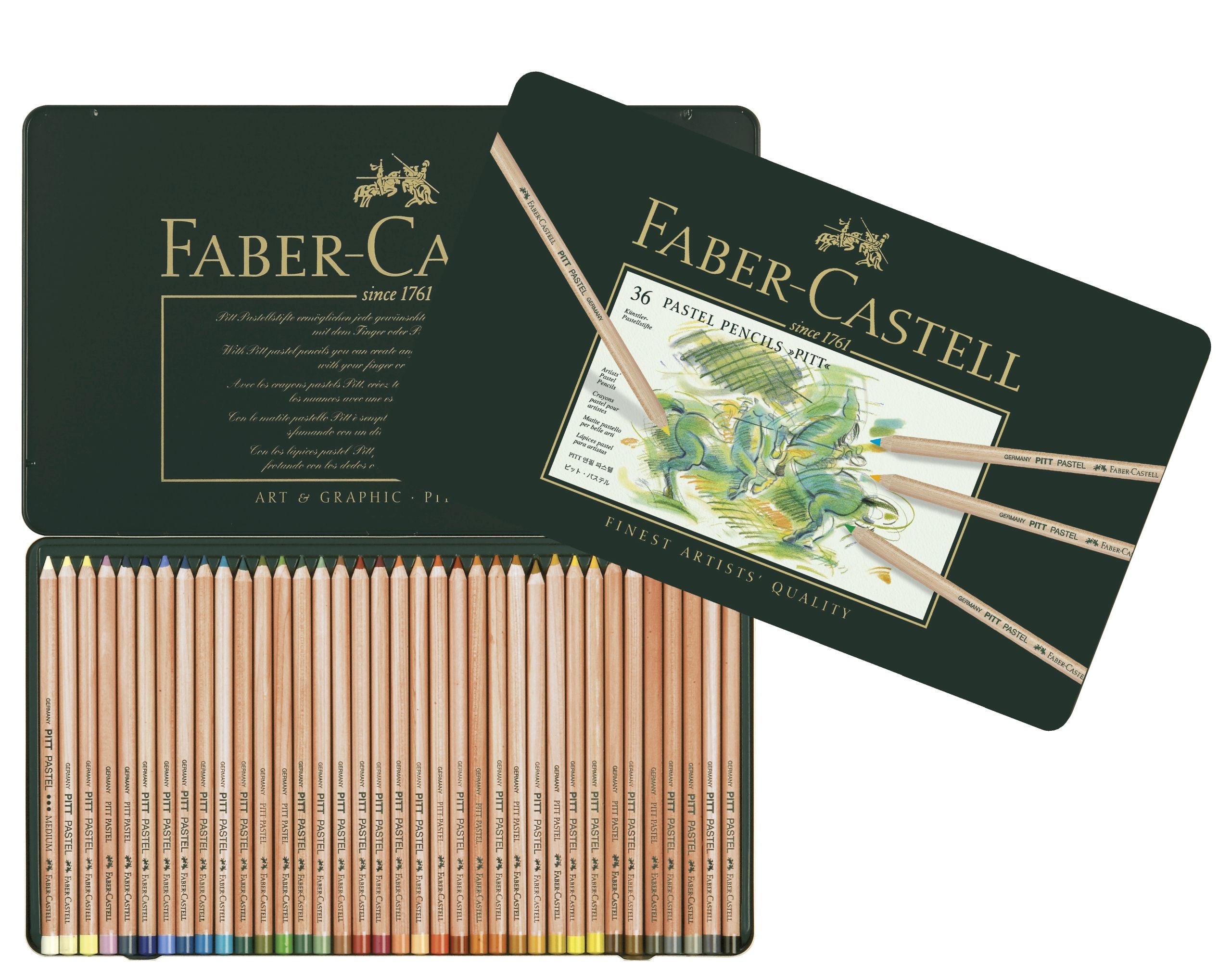 CREIOANE PASTEL PITT 36 CULORI FABER-CASTELL