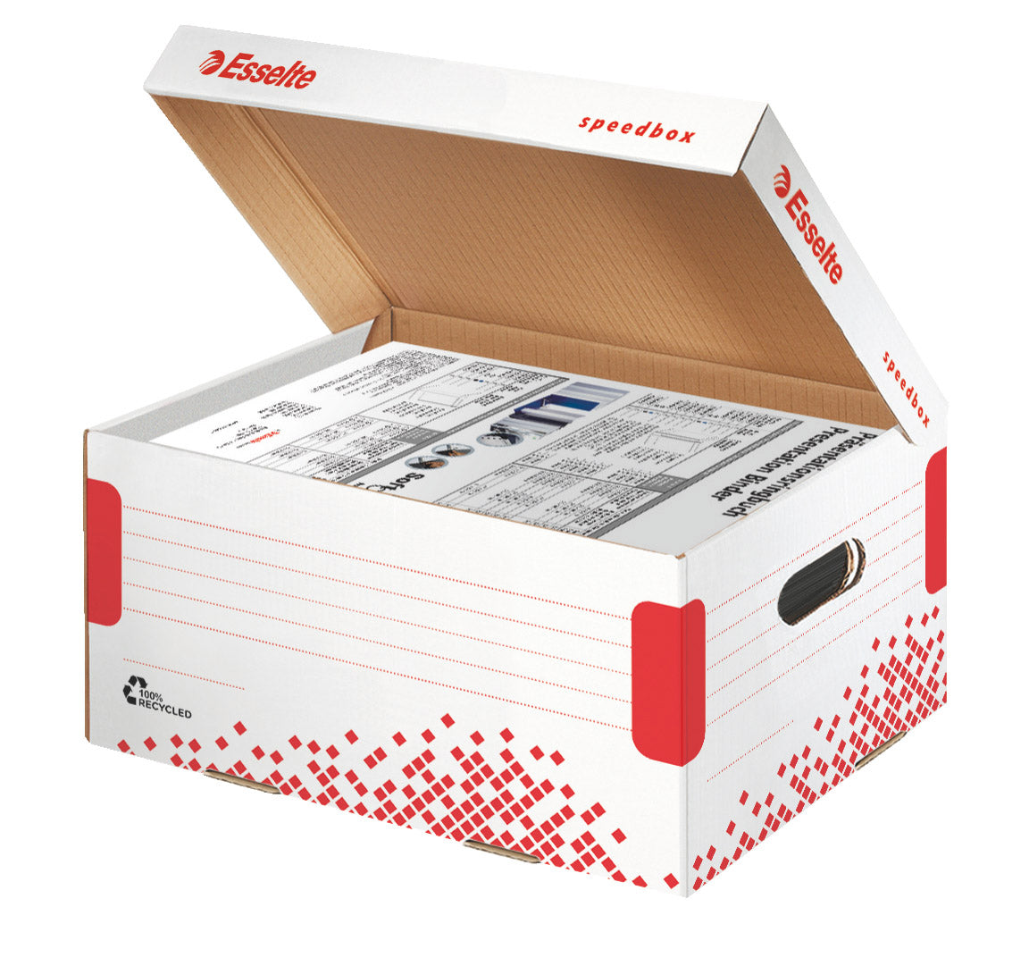 CUTIE ARHIVARE CU CAPAC A4 SPEEDBOX ESSELTE