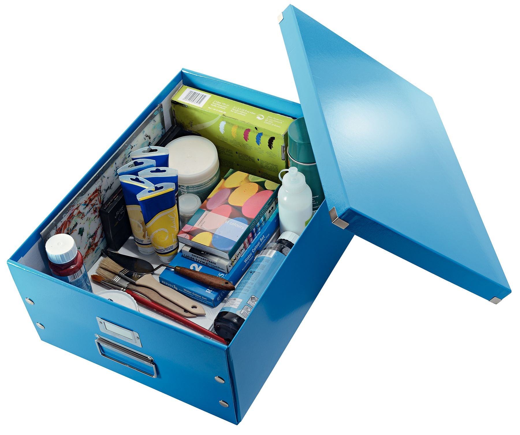 CUTIE DEPOZITARE MARE ALBASTRA CLICK&STORE LEITZ