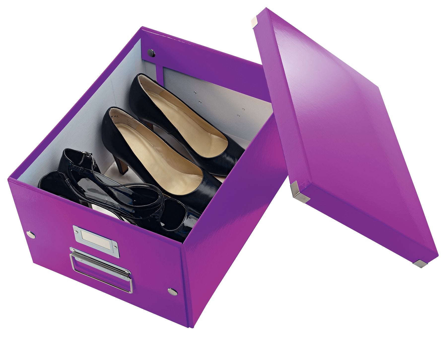 CUTIE DEPOZITARE MEDIE MOV CLICK&STORE LEITZ