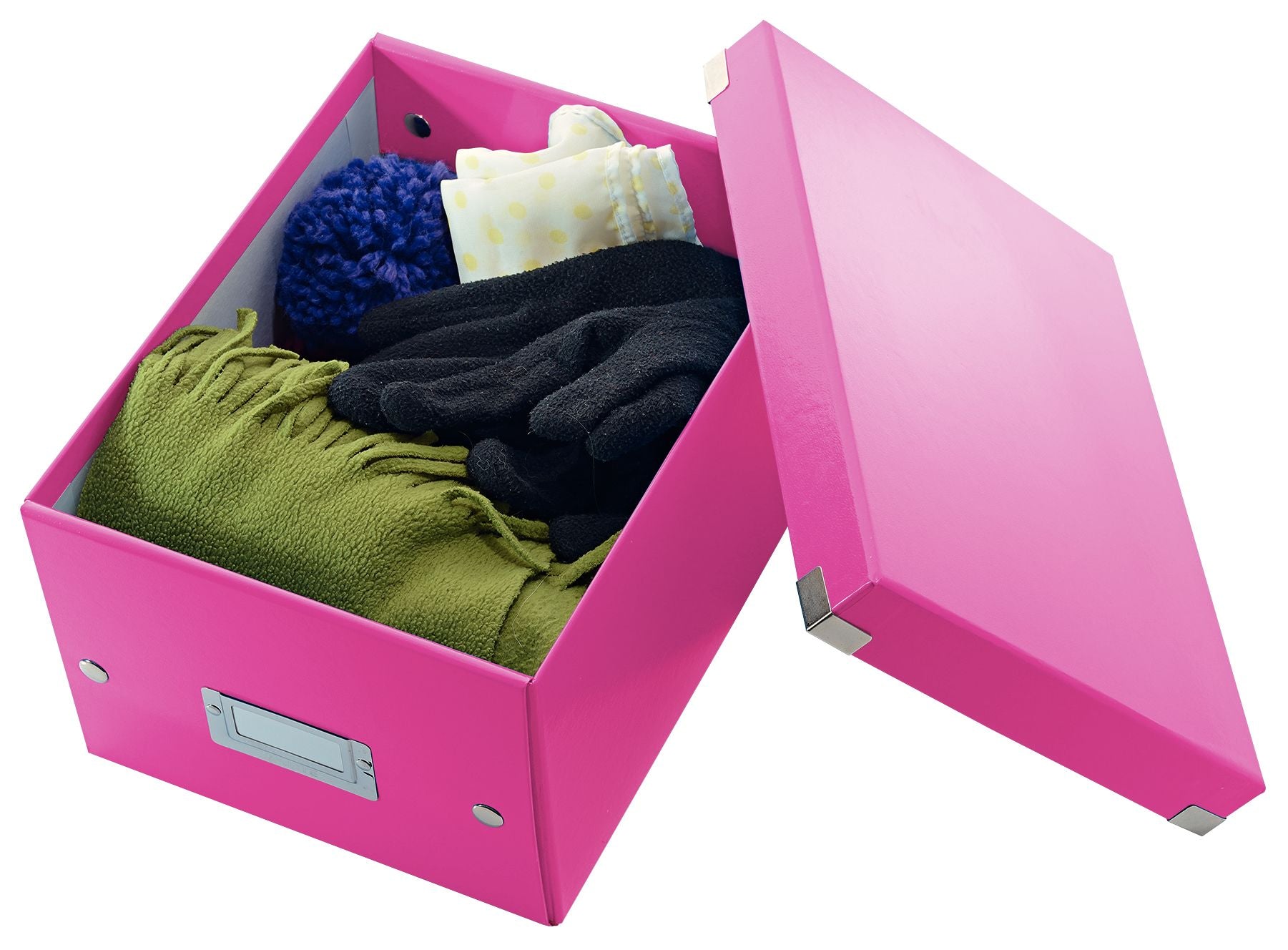 CUTIE DEPOZITARE MICA ROZ CLICK&STORE LEITZ