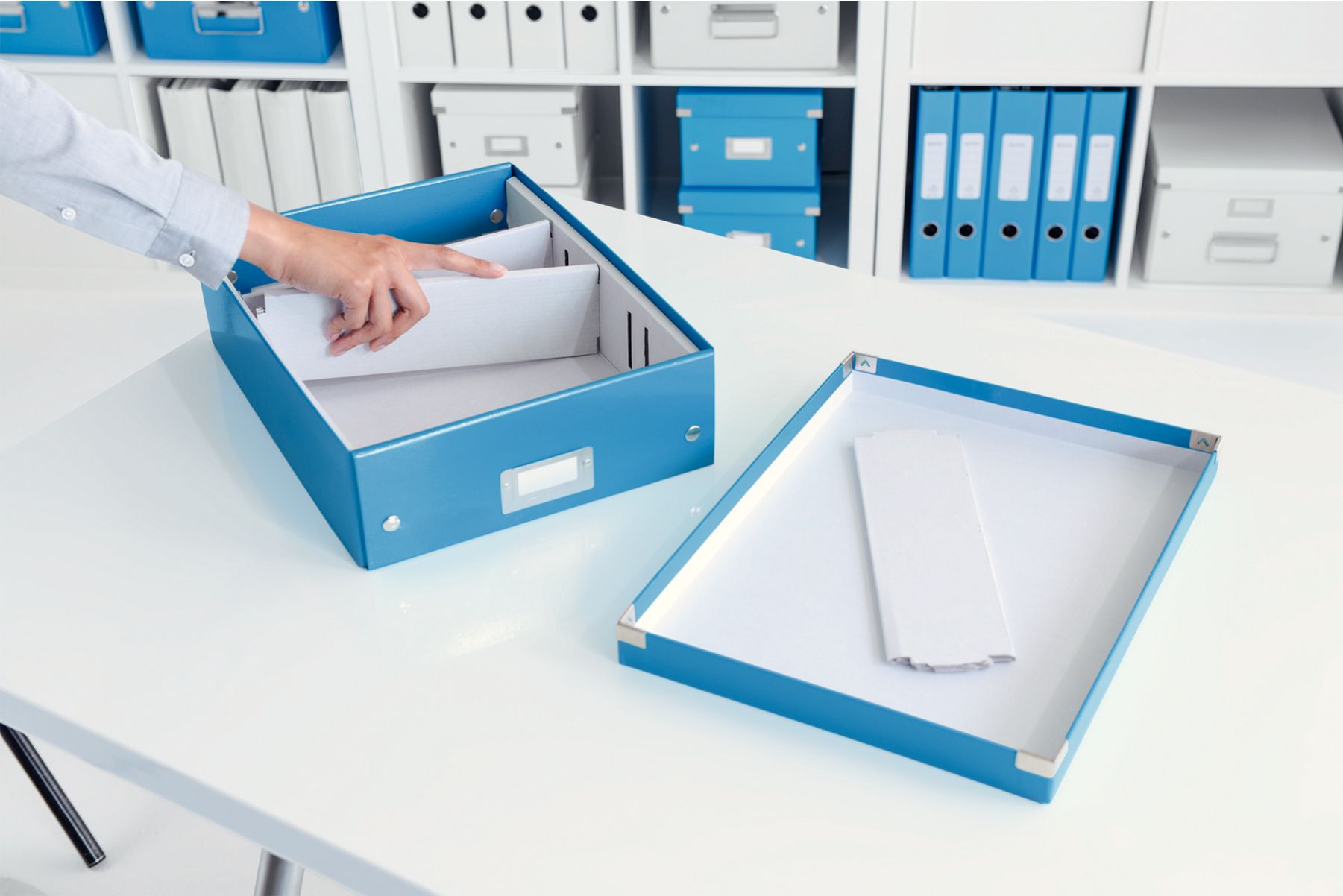 CUTIE ORGANIZER MEDIE ALBASTRA CLICK&STORE LEITZ