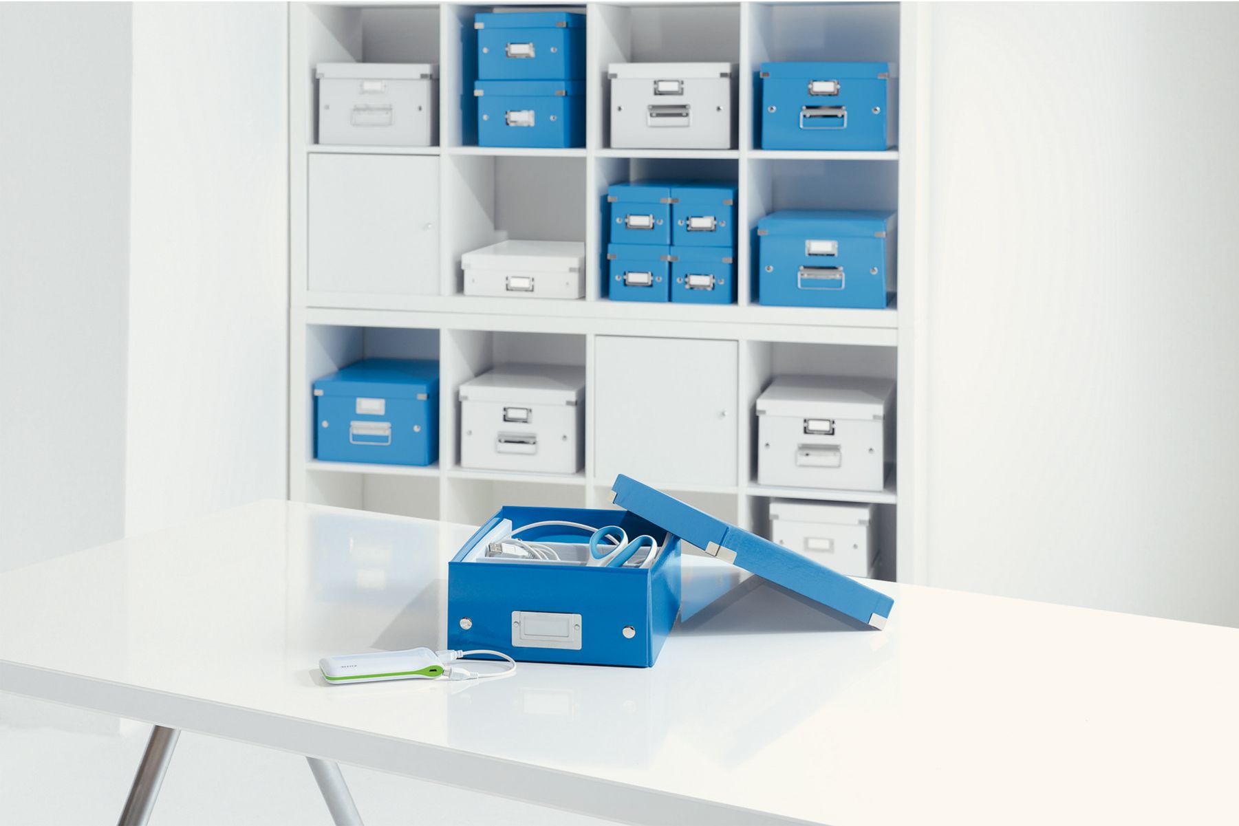 CUTIE ORGANIZER MEDIE ALBASTRA CLICK&STORE LEITZ
