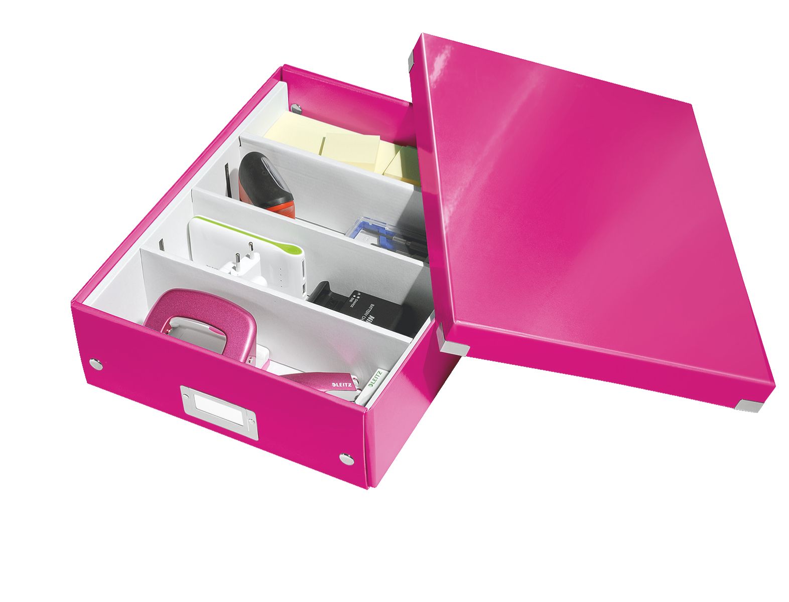 CUTIE ORGANIZER MEDIE ROZ CLICK&STORE LEITZ