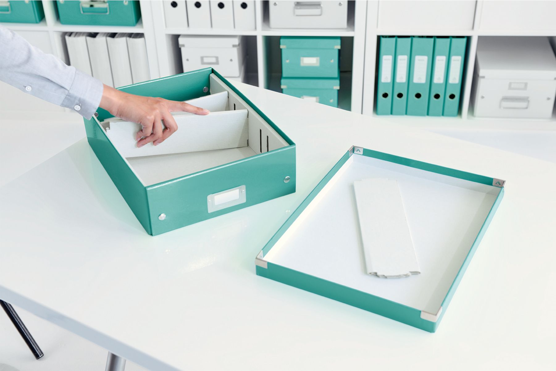 CUTIE ORGANIZER MEDIE TURCOAZ CLICK&STORE LEITZ