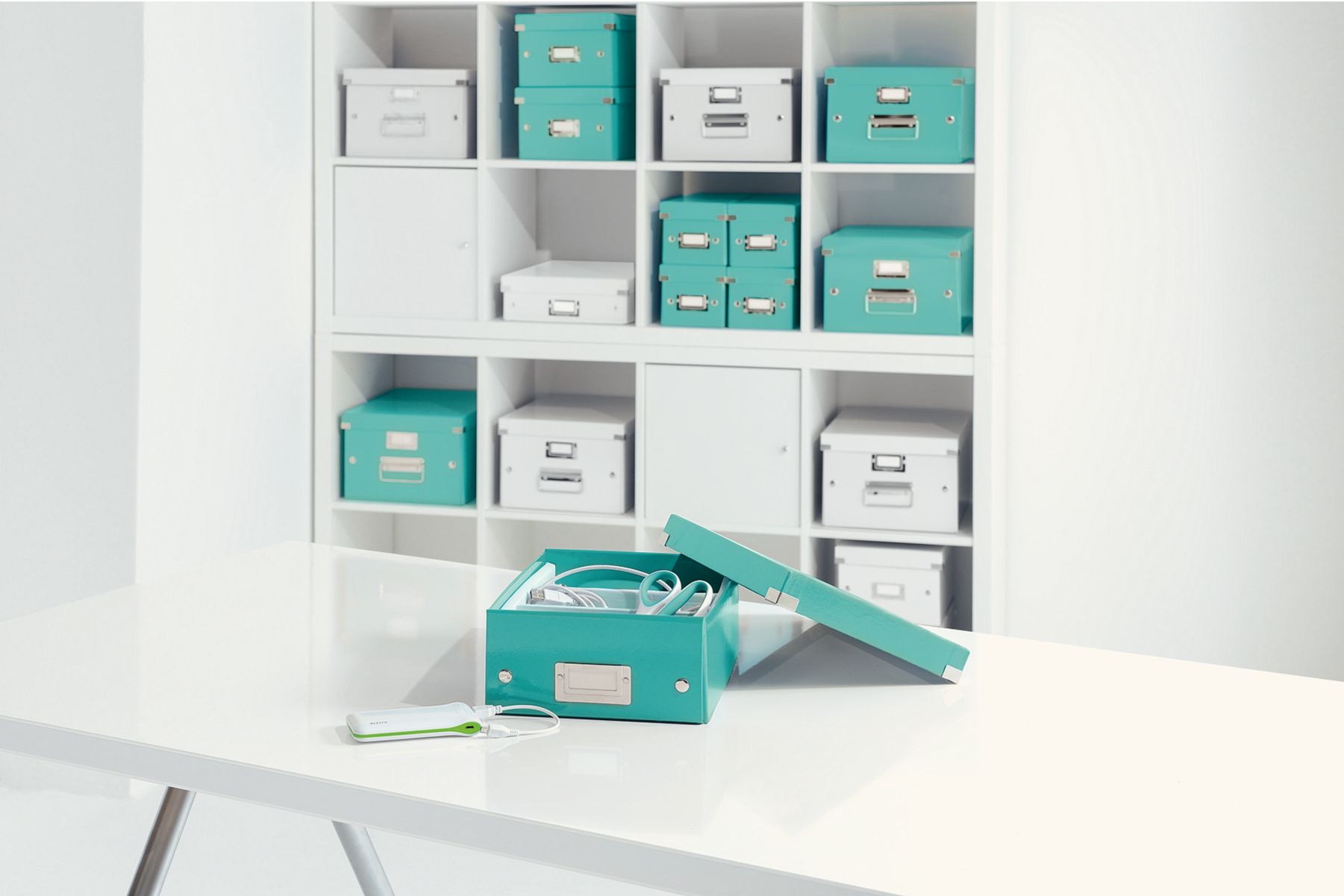 CUTIE ORGANIZER MEDIE TURCOAZ CLICK&STORE LEITZ