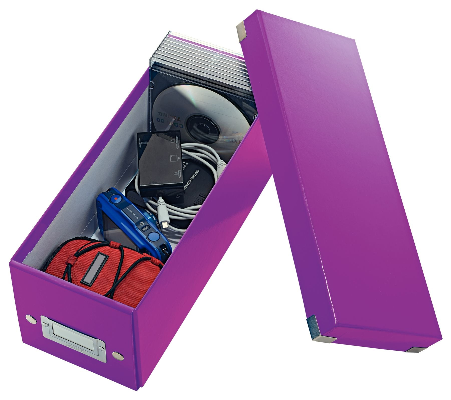 CUTIE PENTRU CD-URI MOV CLICK&STORE LEITZ