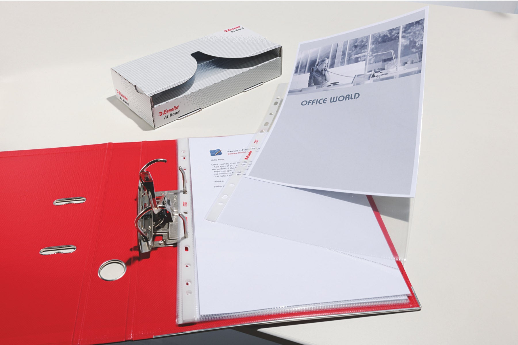 DISPENSER FOLIE PROTECTIE 40BUC 55 MICRONI ESSELTE