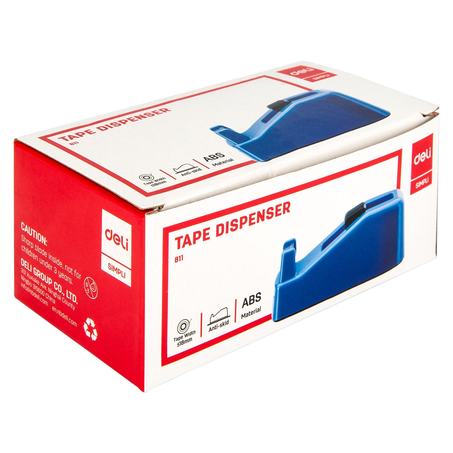 DISPENSER STABIL PENTRU BANDA ADEZIVA E811 18MM DELI