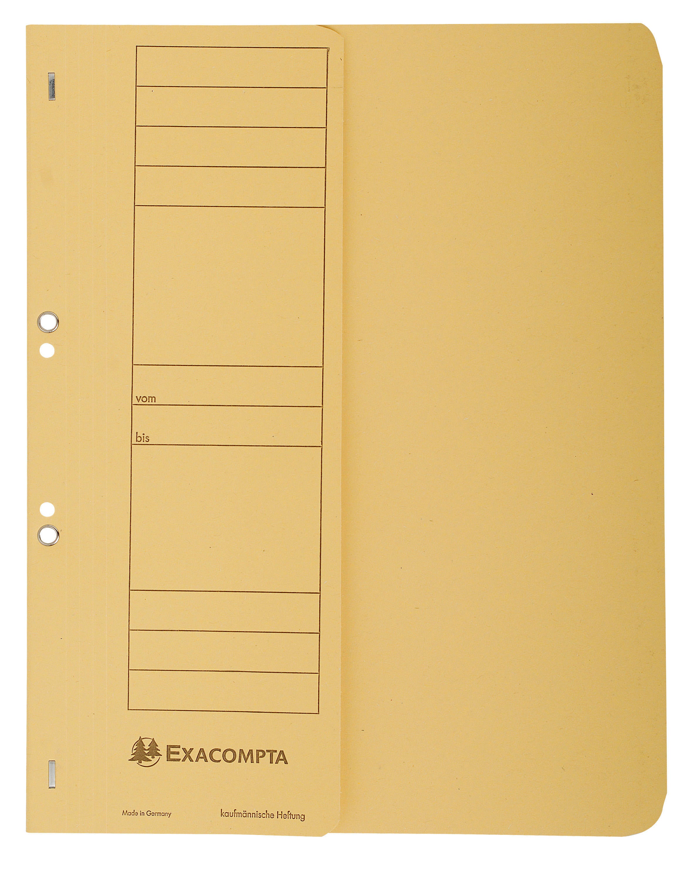 DOSAR CARTON CAPSE 1/2 GALBEN EXACOMPTA