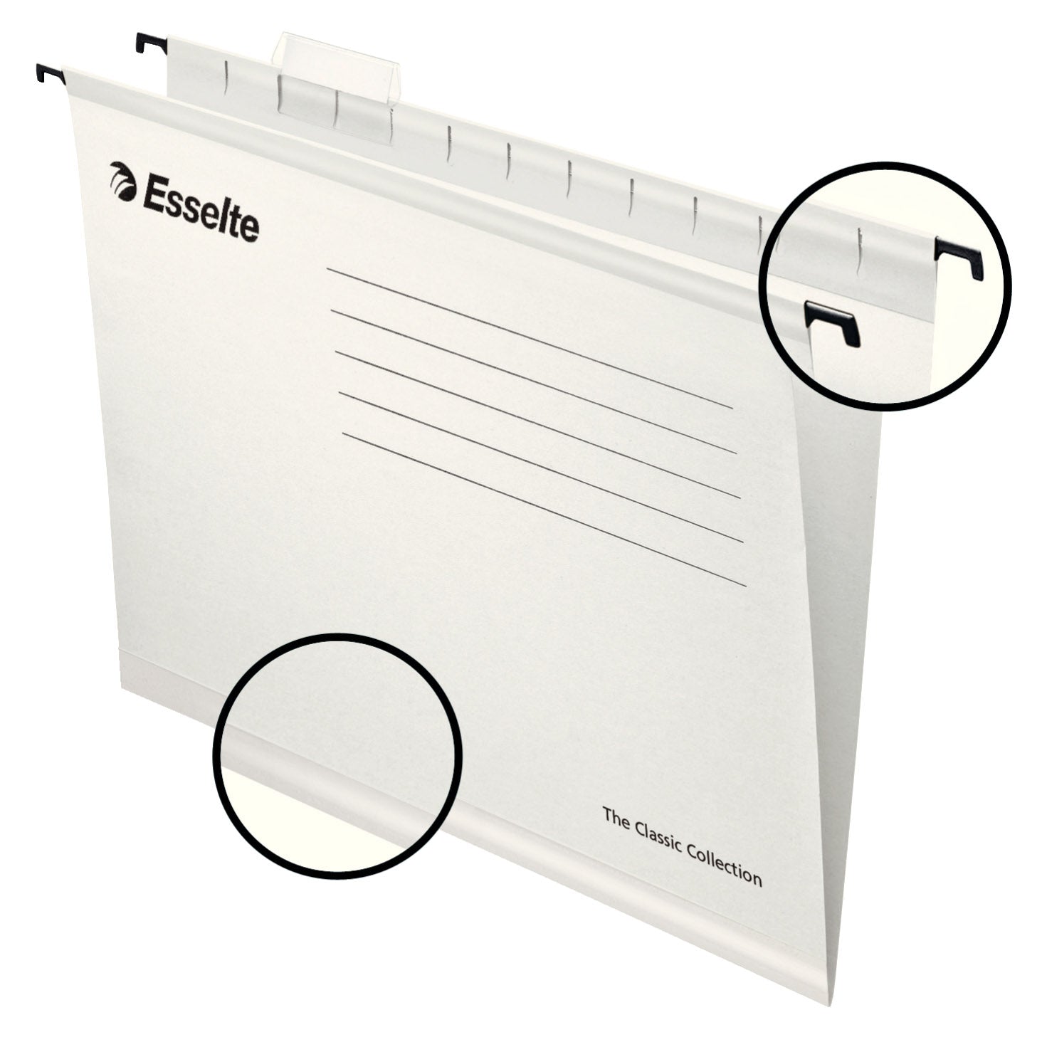 DOSAR SUSPENDABIL ALB STANDARD PENDAFLEX ESSELTE
