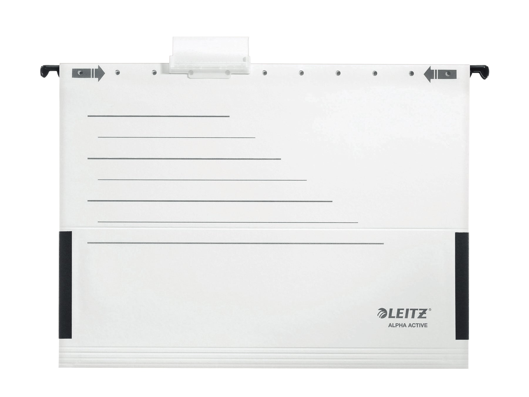 DOSAR SUSPENDABIL CU BURDUF ALB 5/SET ALPHA ACTIVE LEITZ