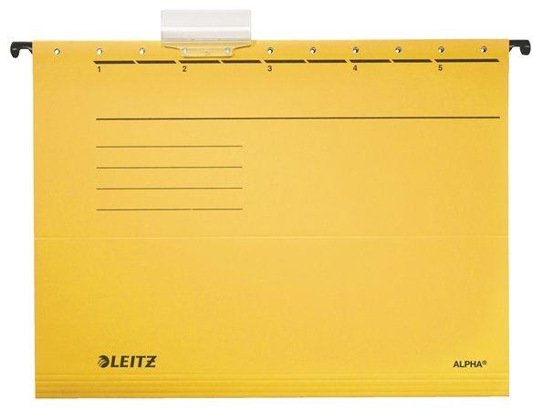 DOSAR SUSPENDABIL GALBEN ALPHA STANDARD LEITZ
