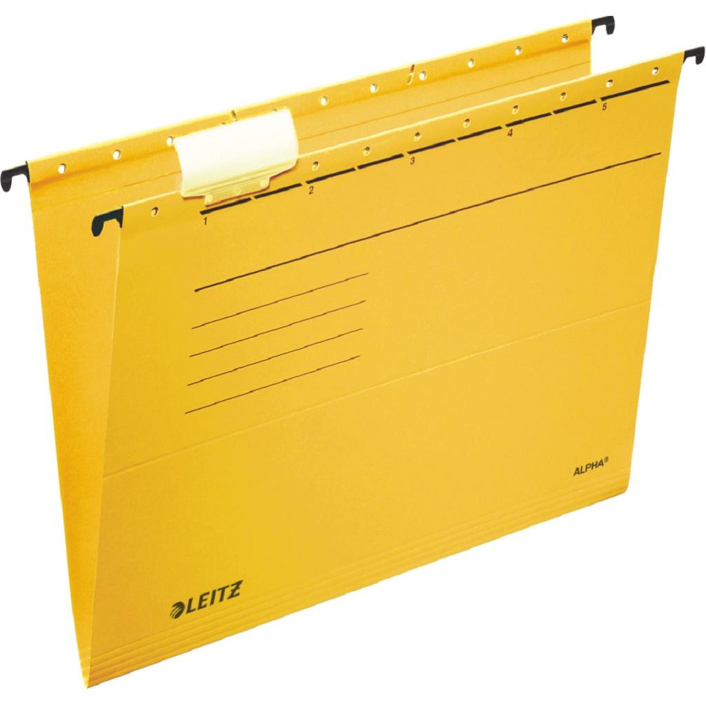 DOSAR SUSPENDABIL GALBEN ALPHA STANDARD LEITZ