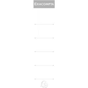 ETICHETE BIBLIORAFT 5 CM 10/SET EXACOMPTA