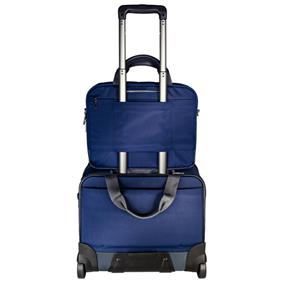 GEANTA CU 2 ROTILE ALBASTRU-VIOLET SMART TRAVELLER LEITZ