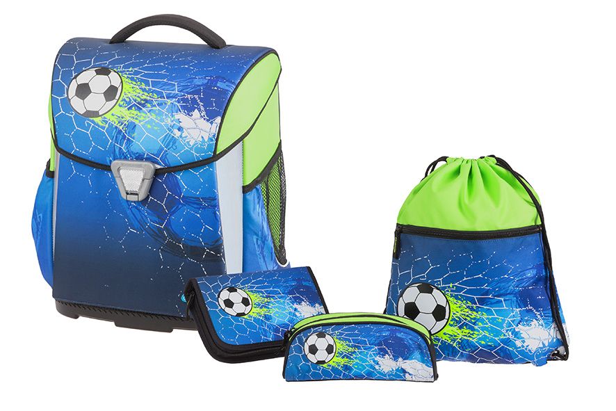 GHIOZDAN FOTBAL ALBASTRU + PENAR, ETUI, SAC SPORT SCHNEIDERS