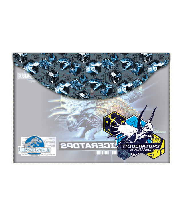 MAPA PLASTIC CU BUTON A4 JURASSIC WORLD PIGNA