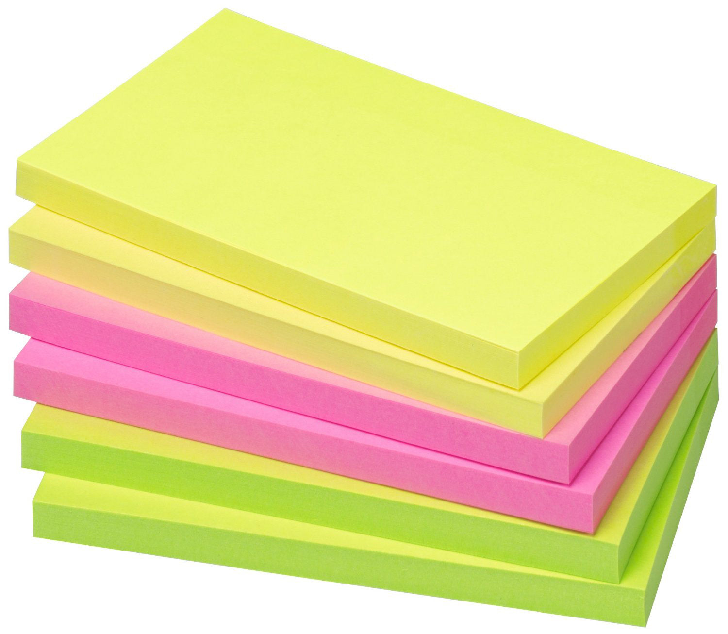 NOTES ADEZIV 75*125MM 80 FILE NEON ASORTAT INFO NOTES