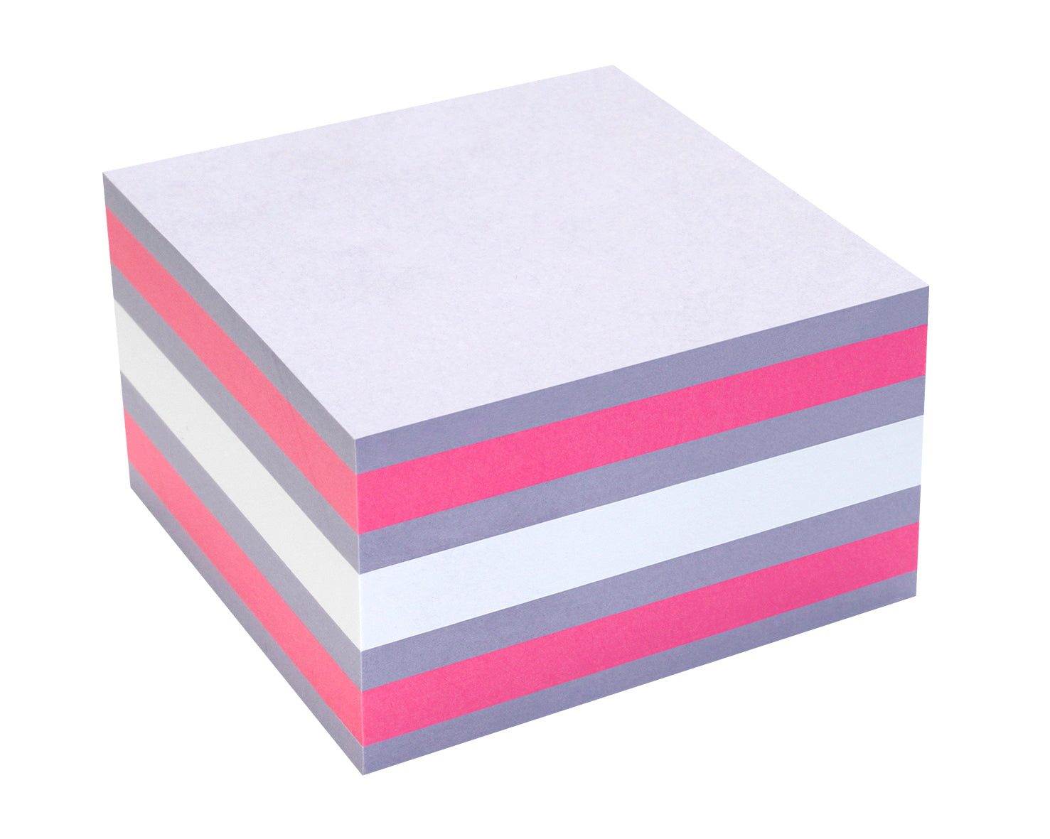 NOTES ADEZIV 75*75MM ROZ-VIOLET- ALB 450 FILE INFO NOTES